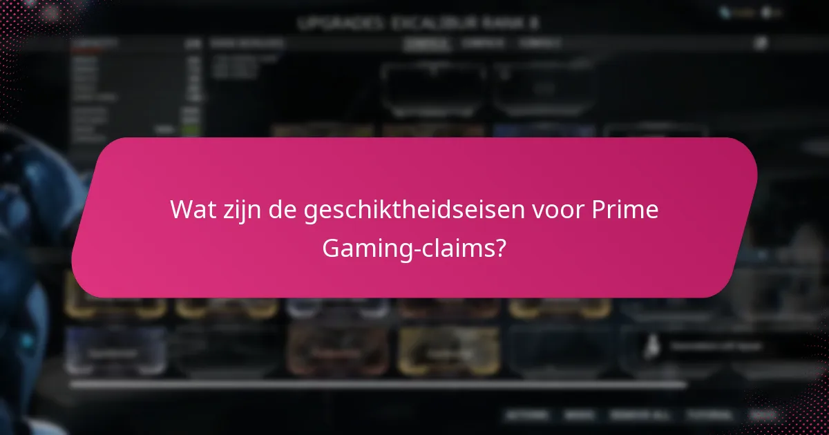 Welke soorten beloningen kunnen gebruikers claimen via Prime Gaming?